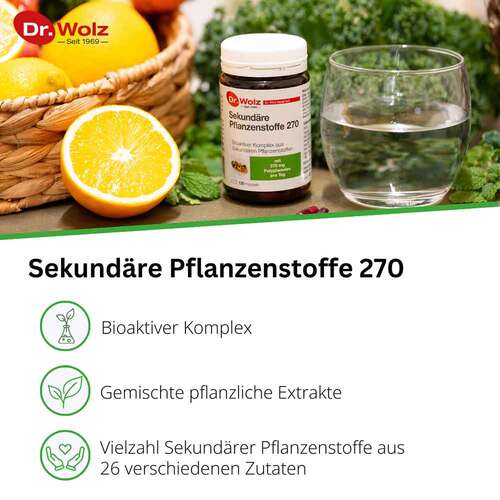 Sekund&auml;re Pflanzenstoffe 270 Kapseln - 2