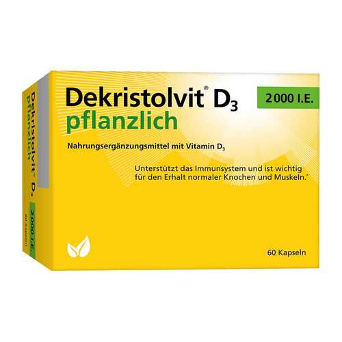 Dekristolvit D3 2000 I.E. pflanzlich Kapseln - 1