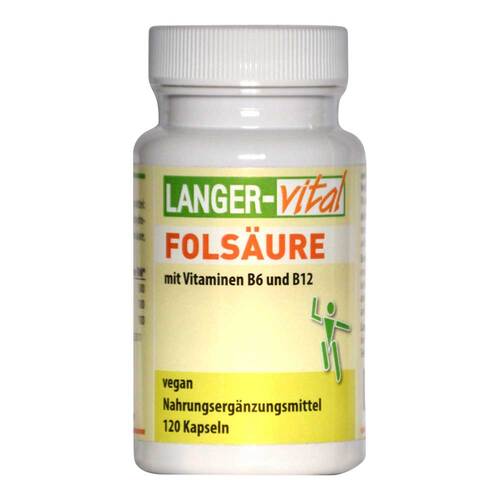 Fols&auml;ure 600 µg B6 B12 Methylcobalamin Kapseln - 1
