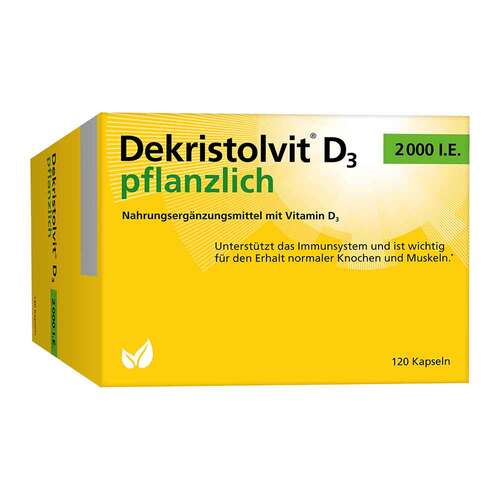 Dekristolvit D3 2000 I.E. pflanzlich Kapseln - 1