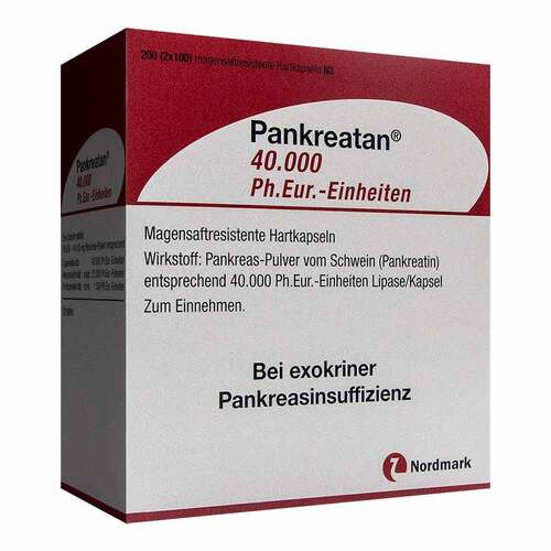 Pankreatan 40.000 Ph.Eur.-Einheiten magensaftresistent Hartkapseln  - 1