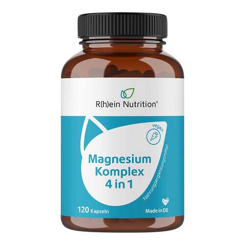 Magnesium Komplex 4in1 hochdosiert vegan Kapseln - 1