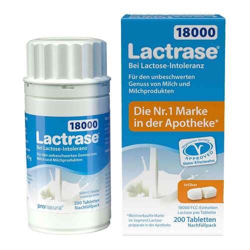 Lactrase 18.000 FCC Tabletten teilbar Nachf&uuml;llpackung  - 1