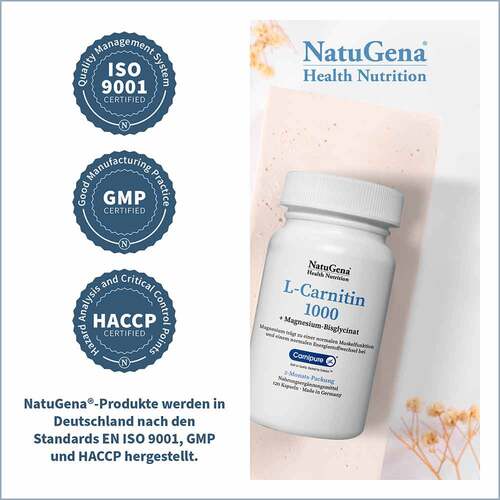 L-Carnitin 1000 Carnipure + Magnesium vegan Kapseln - 3