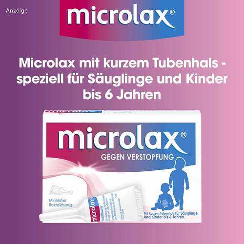 Microlax Rektall&ouml;sung Klistiere mit kurzem Tubenhals - 2
