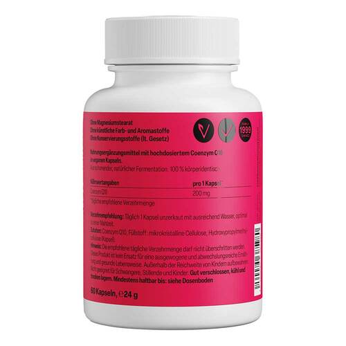 Coenzym Q10 Forte 200 mg Kapseln Zeinpharma - 2