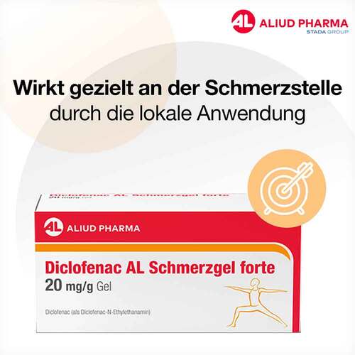 Diclofenac AL Schmerzgel forte 20 mg/g Gel - 5