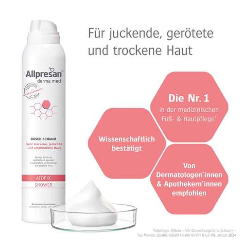 Allpresan derma med Atopix Shower Dusch-Schaum - 2