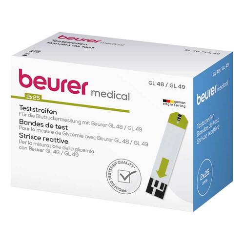 Beurer GL48 / GL49 Blutzucker Teststreifen - 1