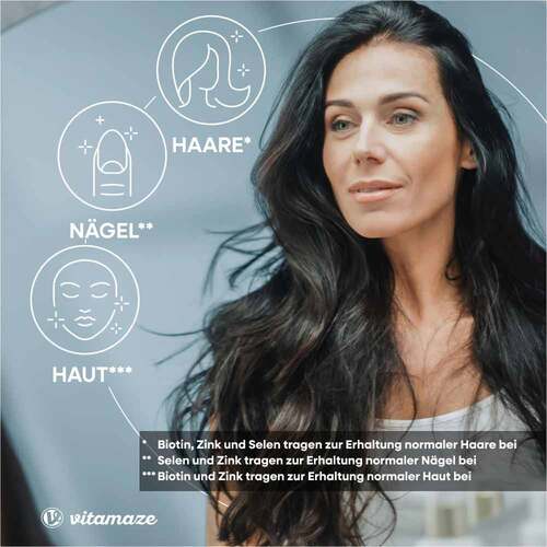 Biotin 10 mg hochdosiert + Zink + Selen Tabletten - 5