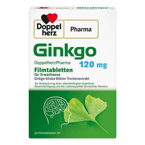 Ginkgo DoppelherzPharma 120 mg Filmtabletten - 1