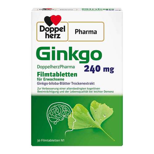 Ginkgo DoppelherzPharma 240 mg Filmtabletten - 1