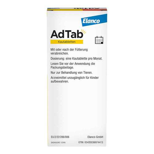 AdTab™ Kautabletten f&uuml;r mittelgro&szlig;e Hunde 225 mg 5,5 bis 11 kg - 2