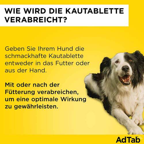 AdTab™ Kautabletten f&uuml;r mittelgro&szlig;e Hunde 225 mg 5,5 bis 11 kg - 5