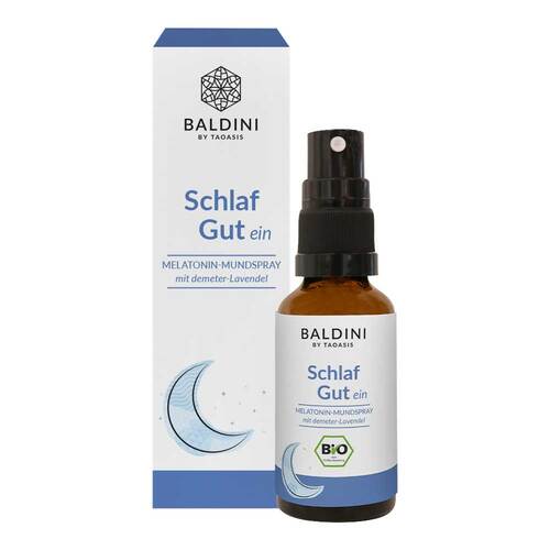 Baldini Melatonin Schlaf gut ein Mundspray Bio - 1