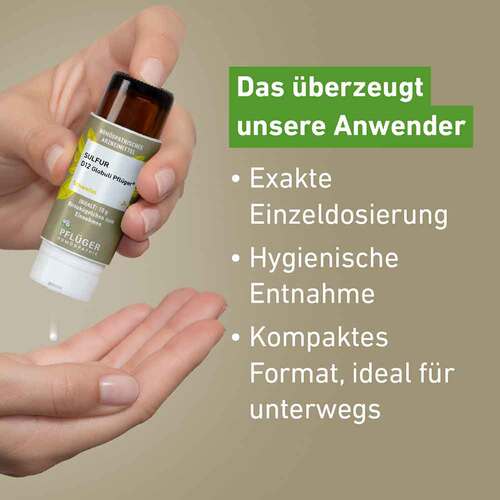 Sulfur D12 Globuli Pfl&uuml;ger Dosierspender - 4
