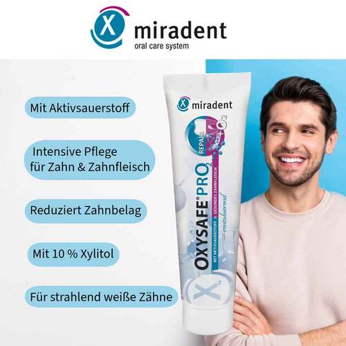Miradent Oxysafe Pro2 Repair Zahnpasta - 3