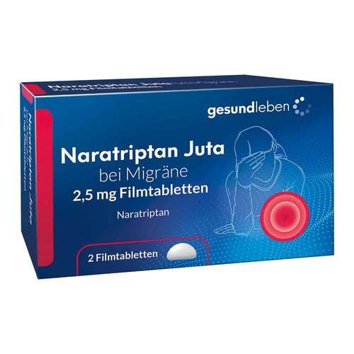 Naratriptan Juta bei Migr&auml;ne 2,5 mg Filmtabletten - 1