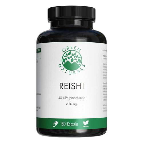 Green Naturals Reishi 650 mg hochdosiert vegan Kapseln - 1