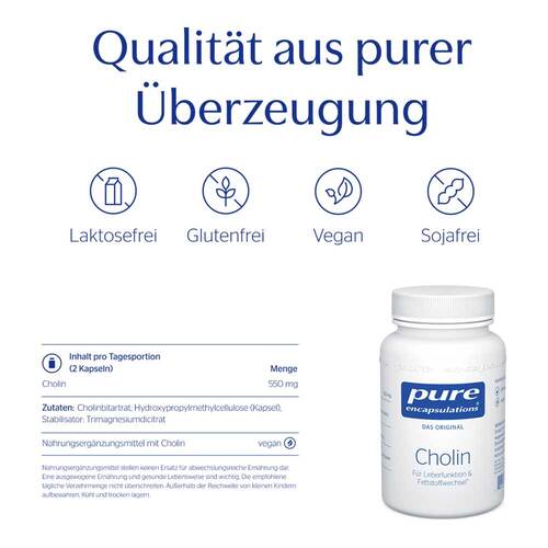 Pure Encapsulations Cholin Kapseln - 5