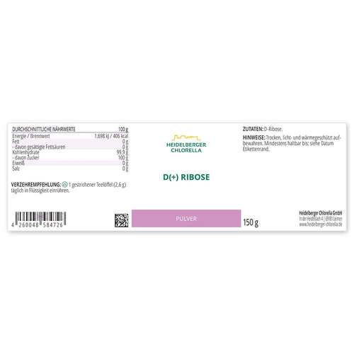 D + Ribose Pulver - 2