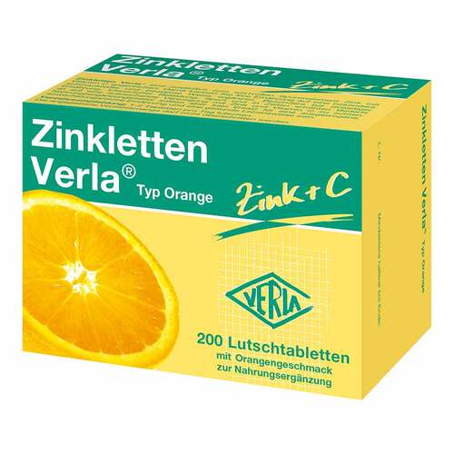 Zinkletten Verla Orange Lutschtabletten - 1