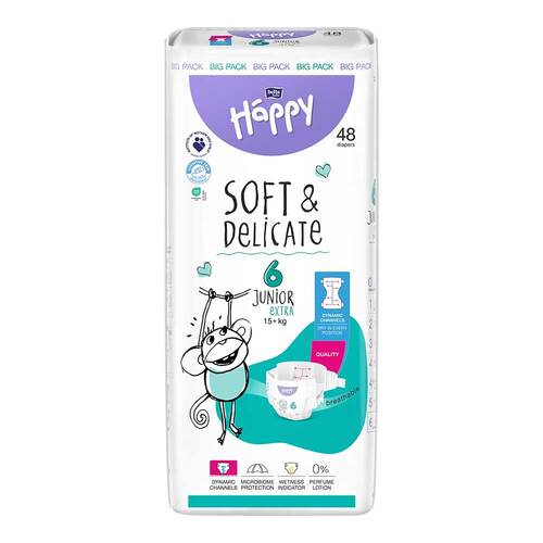 Bella baby Happy Windeln Gr&ouml;&szlig;e 6 Junior extra 15 + kg - 1