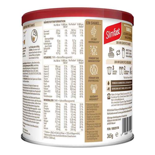 Slim Fast Pulver Vanille - 2