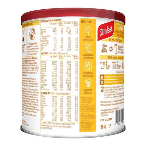 Slim Fast Pulver Banane - 2