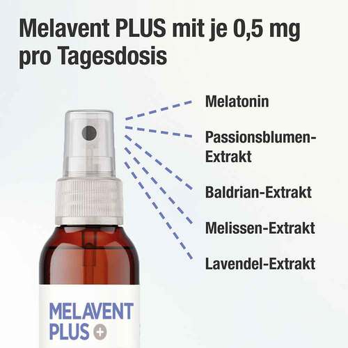 Melavent Plus Spray Melatonin Baldrian Lavendel - 6