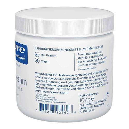 Pure Encapsulations Magnesium Magnesium Citrat Pulver - 2