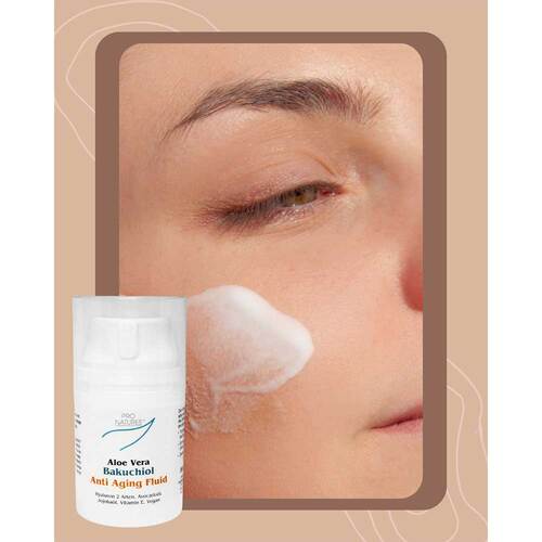Bakuchiol Anti-Aging Fluid Aloe Vera Pro Natures - 2