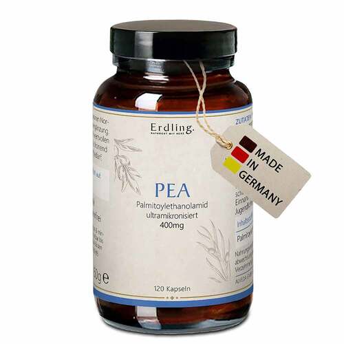 Pea Palmitoylethanolamid 99,23% vegan Kapseln Erdling - 2