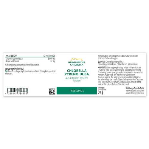 Chlorella Pyrenoidosa Presslinge - 2