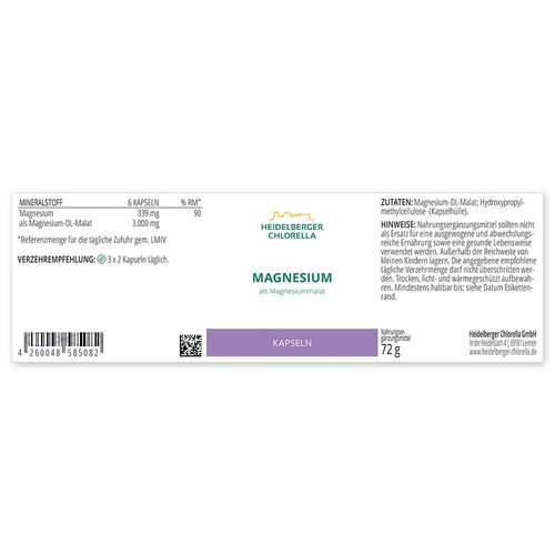 Magnesium als Magnesiummalat Kapseln - 2