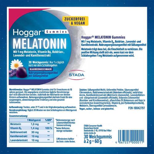 Hoggar Melatonin Gummies - 2
