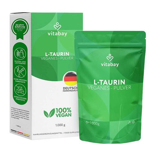 Taurin Pur 6000 mg vegan Pulver - 1