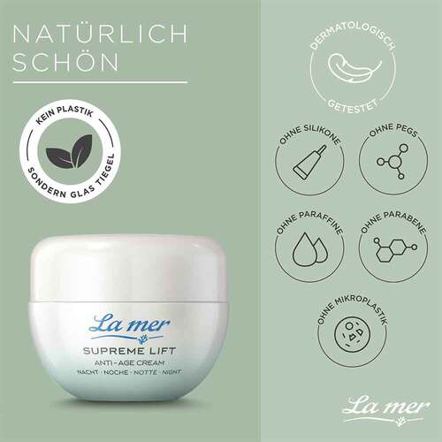 La mer Supreme Lift Anti-Age Cream Nacht mit Parfum - 4