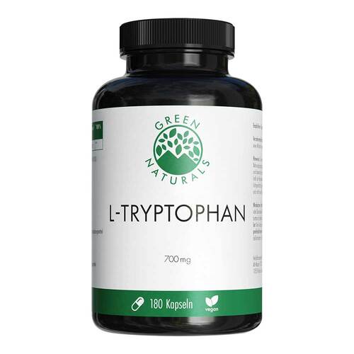 Green Naturals L-Tryptophan 700mg hochdosiert vegane Kapseln  - 1