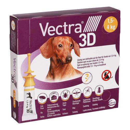 Vectra 3D L&ouml;sung z.Auftro.a.d.Haut f&uuml;r Hunde v.1,5 - 4 kg - 1