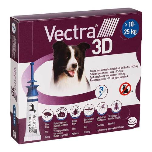 Vectra 3D L&ouml;sung z.Auftro.a.d.Haut f&uuml;r Hunde &uuml;.10 - 25 kg - 1