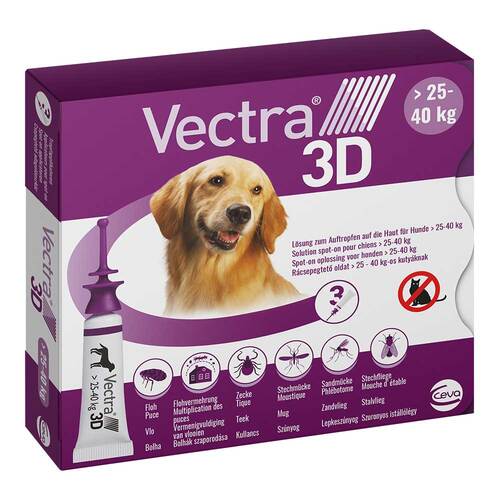 Vectra 3D L&ouml;sung z.Auftro.a.d.Haut f&uuml;r Hunde &uuml;.25 - 40 kg - 1
