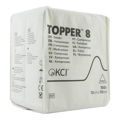 Topper 8 Kompresse 10x10 cm steril - 1