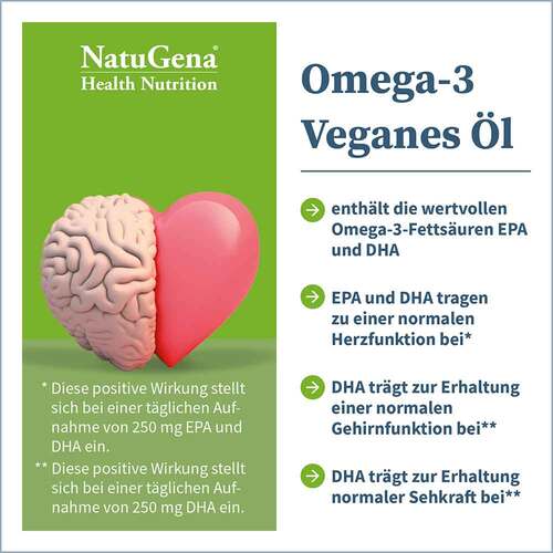 Omega-3 Vegan 2200mg mit 1351 DHA 672 EPA Algen&ouml;l &Ouml;l - 3