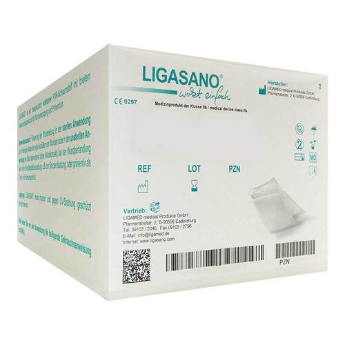 Ligasano wei&szlig; Verband 1x10x10 cm steril - 1