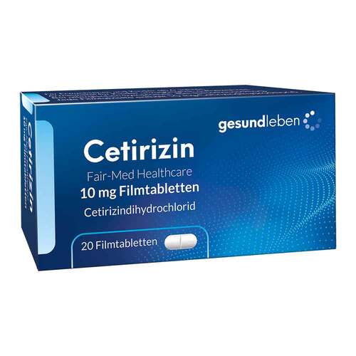 Cetirizin Fair-Med Healthcare 10 mg Filmtabletten / Gehe - 1