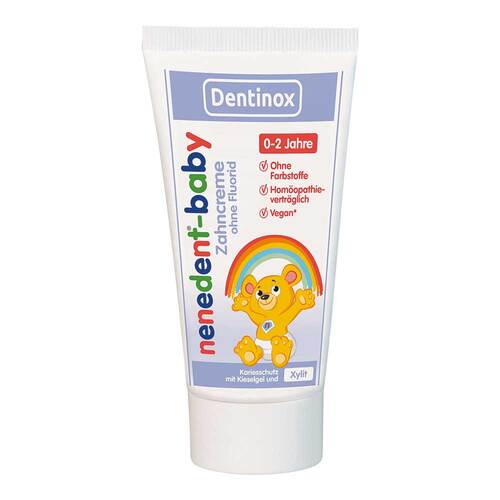 Nenedent-baby Zahncreme ohne Fluorid Einzeltube - 1