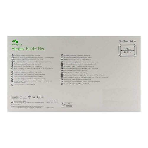 Mepilex Border Flex Schaumverband haft.10x20 cm steril  - 2