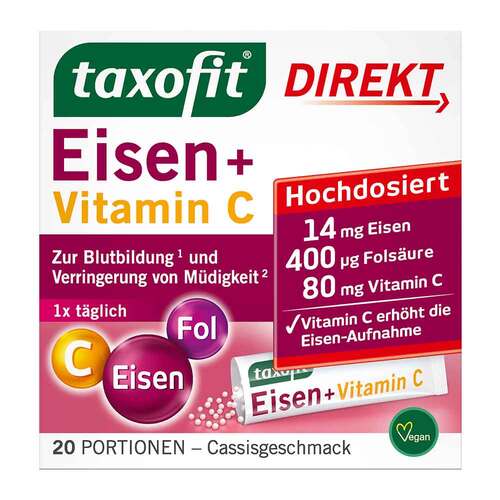 Taxofit Eisen + Vitamin C Direkt Granulat - 1