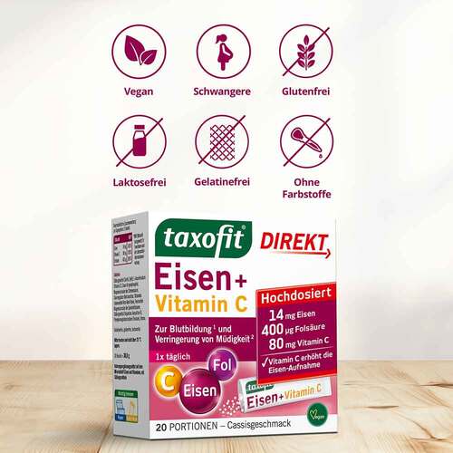 Taxofit Eisen + Vitamin C Direkt Granulat - 4